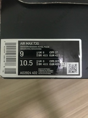 Nike Air Max 720 Obsidian