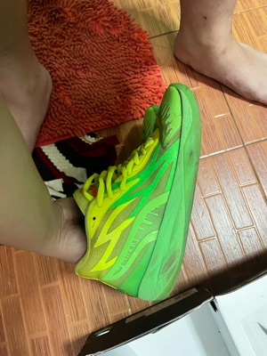 シューズ(男性用) PUMA MB.02 SLIME 28cm Puma MB.02 Lamelo Ball Fluro Green Lime Squeeze | SASOM