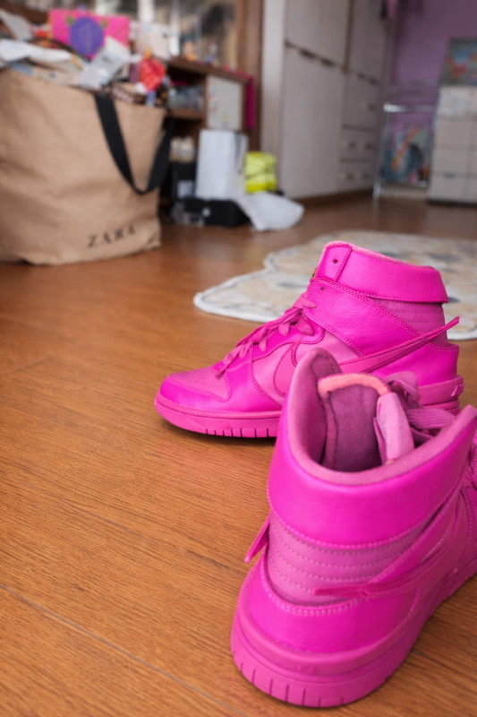 Nike NIKE x AMBUSH DUNK HI PINK 29.0cm US11 And Ambush