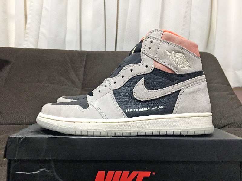 Grey crimson cheap jordan 1