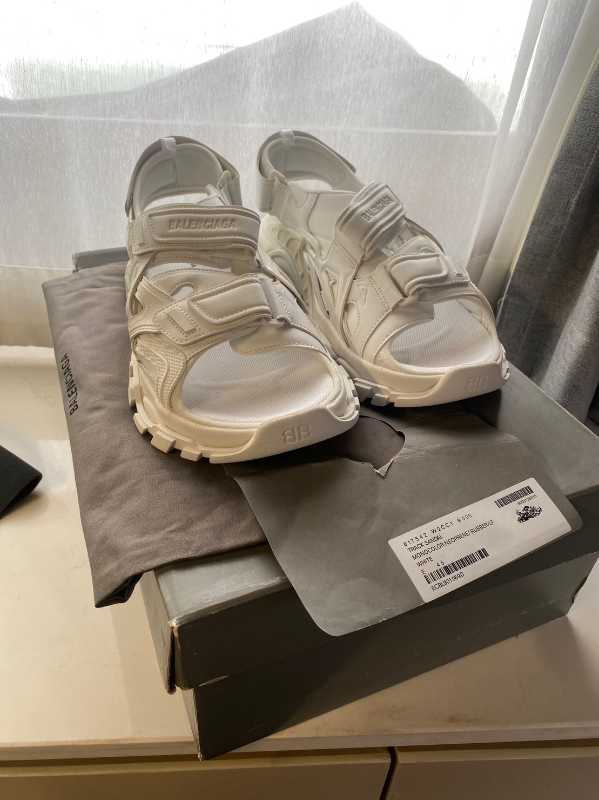 Buy & Sell Balenciaga Track Sandal White | 100% Authentic