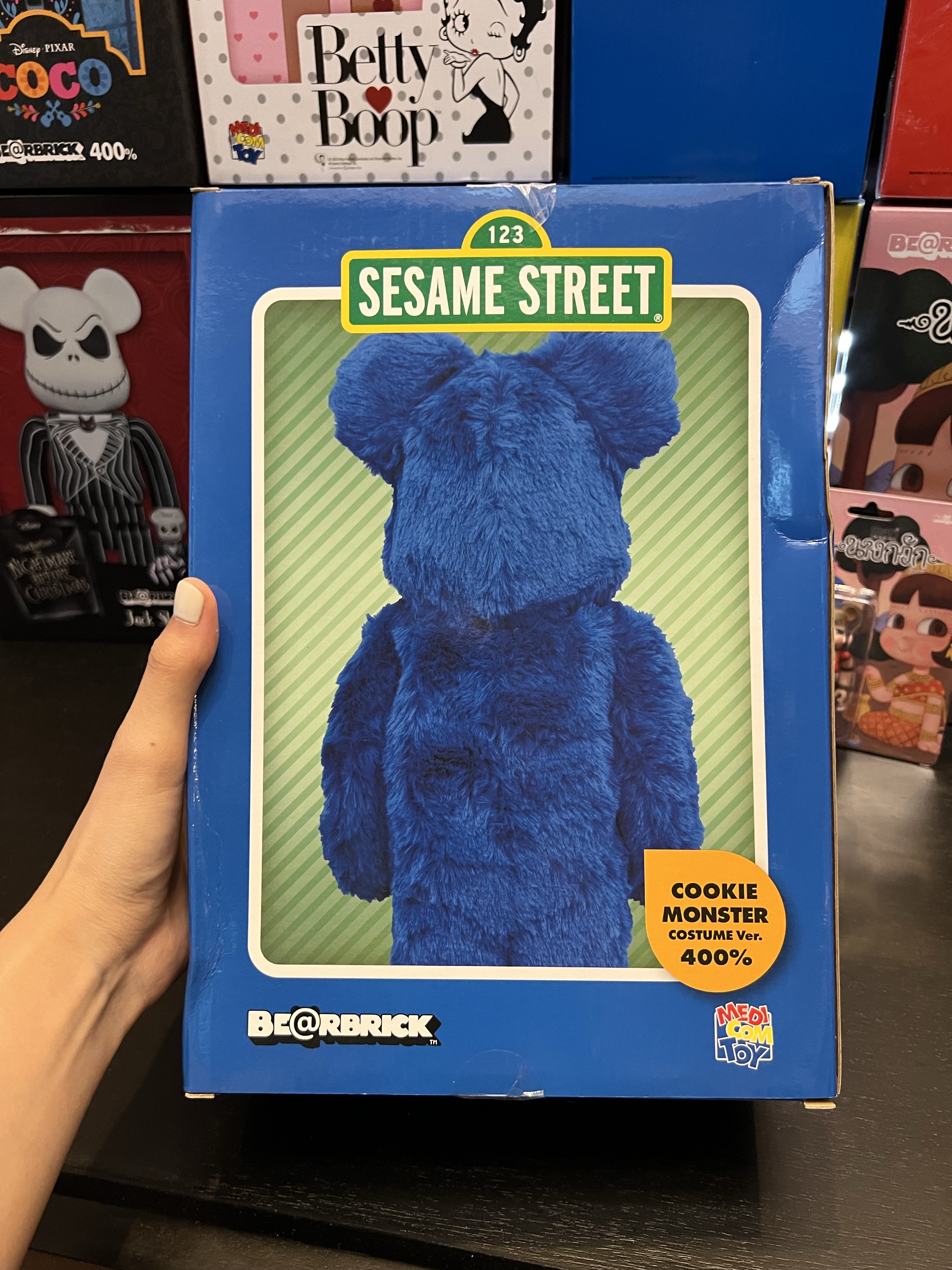 SASOM | collectibles BE@RBRICK COOKIE MONSTER Costume Ver. 400 ...