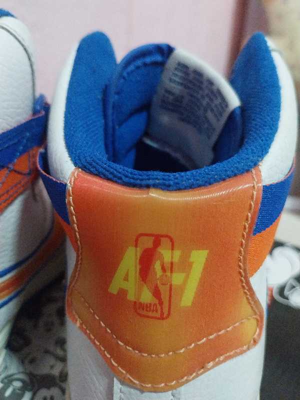 Nike Air Force High Sport NBA White Team Orange Game Royal