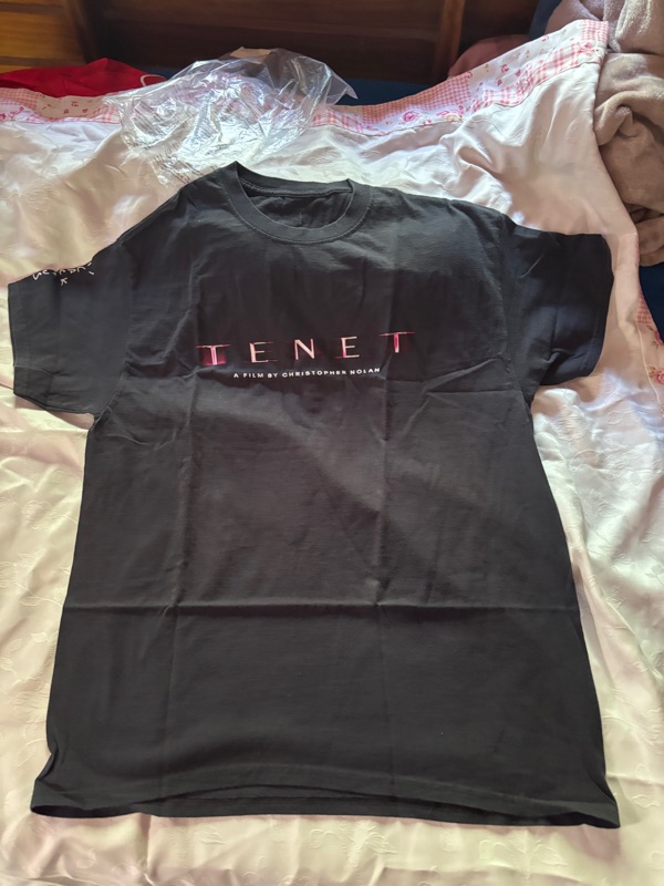 Cactus Jack by Travis Scott For Tenet T-Shirt Black | ของแท้