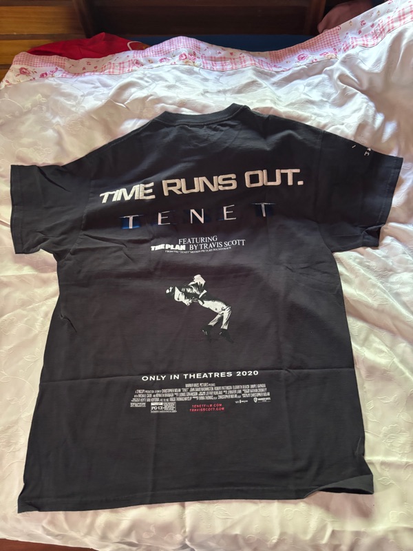 Cactus Jack by Travis Scott For Tenet T-Shirt Black | ของแท้